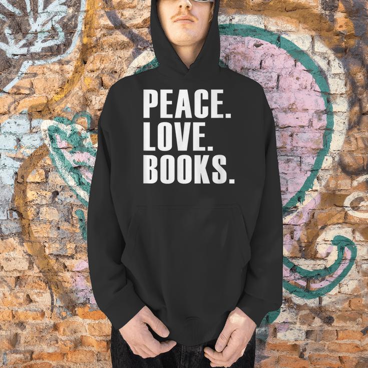 Peace Love Read Books Book Lover n Girls Reading Teacher Men Hoodie Peace Love Read Books Book Lover n Girls Reading Teacher Men Hoodie