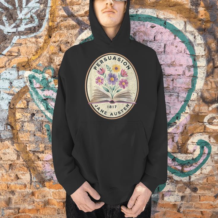 Persuasion Jane Austen Book Flowers Men Hoodie Persuasion Jane Austen Book Flowers Men Hoodie