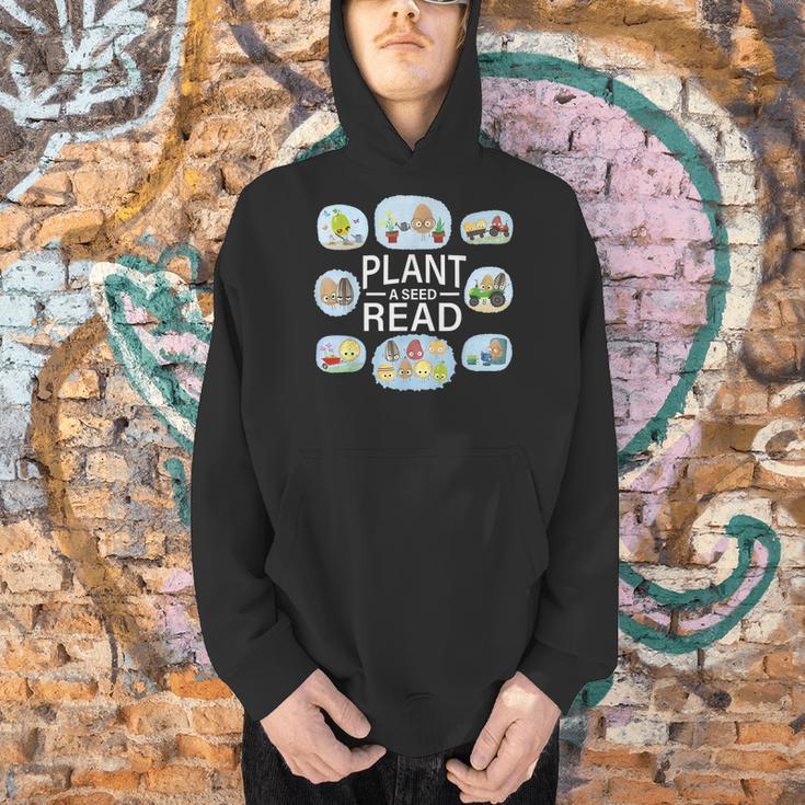 Plant A Seed Read Summer Reading 2026 Cute Farm Tractor Book Men Hoodie Plant A Seed Read Summer Reading 2026 Cute Farm Tractor Book Men Hoodie