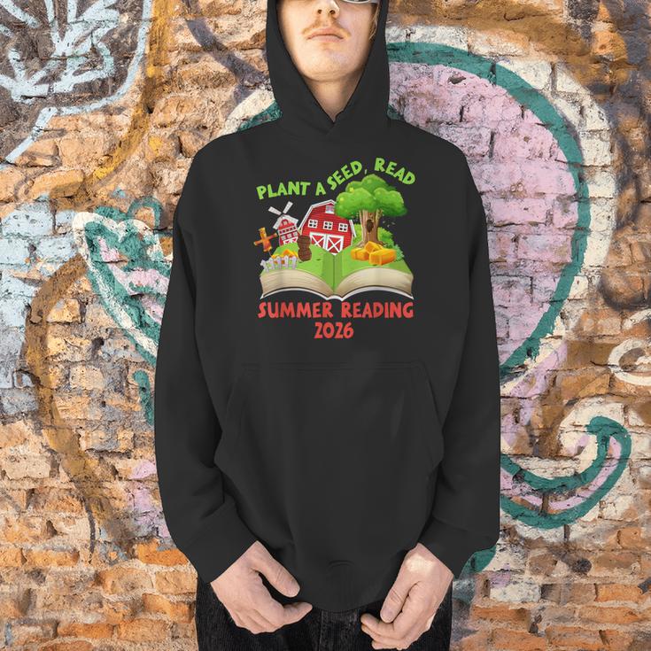 Plant A Seed Read Summer Reading 2026 Kids Library Book Farm Men Hoodie Plant A Seed Read Summer Reading 2026 Kids Library Book Farm Men Hoodie