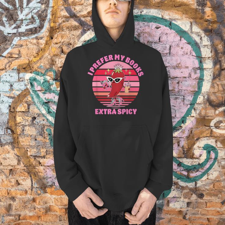 I Prefer My Books Extra Spicy Book Lovers Men Hoodie