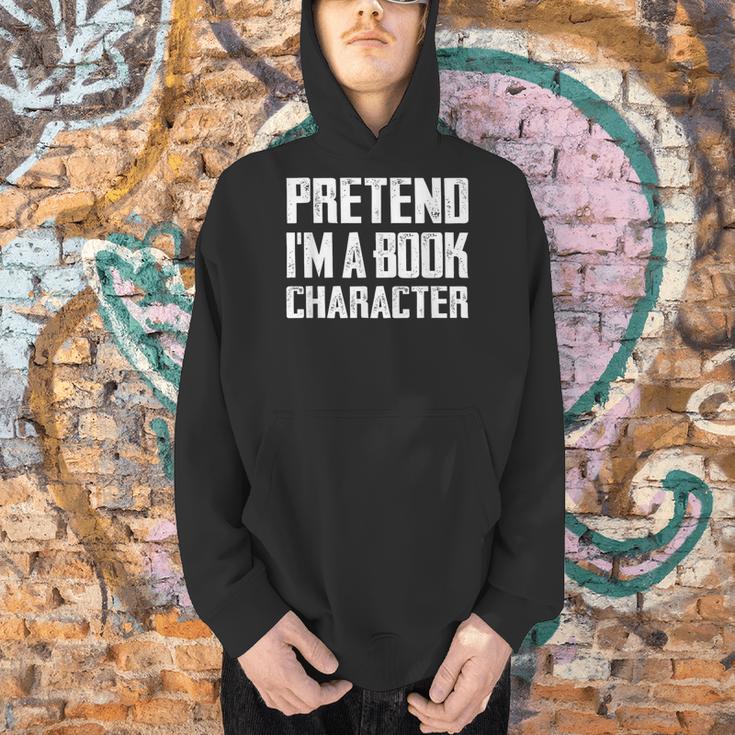 Pretend I'm A Book Character Easy Costume For Halloween Men Hoodie