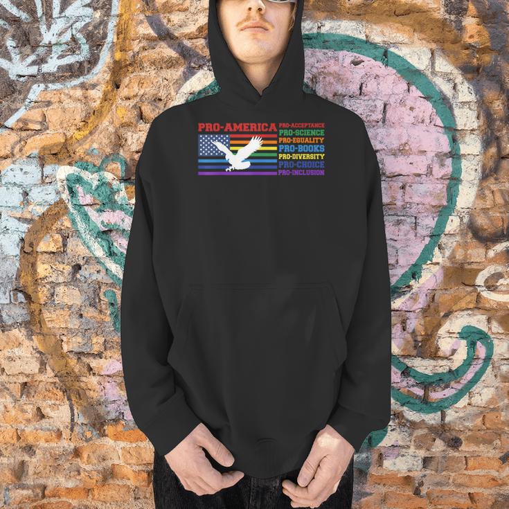 Pro America Pro Acceptance Pro Science Pro Equality Pro Book Men Hoodie