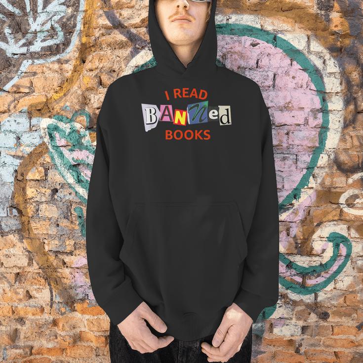 I Read Banned Books Scrap Letters Literature Activist Men Hoodie I Read Banned Books Scrap Letters Literature Activist Men Hoodie