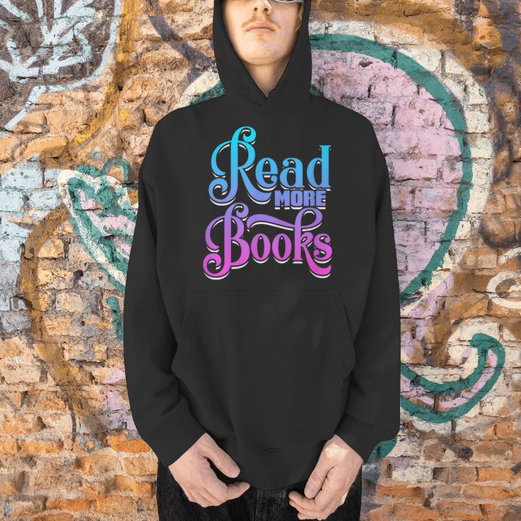 Read More Books Reading Bookworm Book Reader Teacher Men Women Kids Men Hoodie