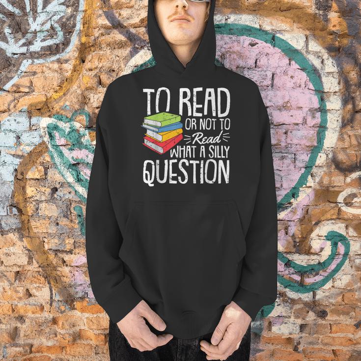 To Read Or Not To Read Reading Book-Worm Lover Bibliophiles Men Hoodie