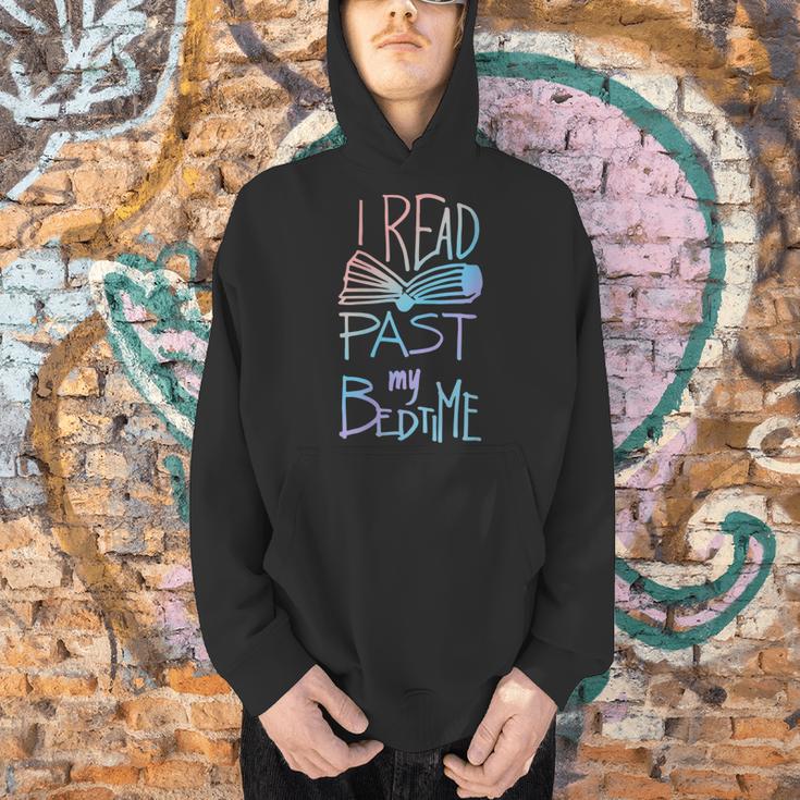 I Read Past My Bedtime Book Lover Reader Reading Quote Men Hoodie