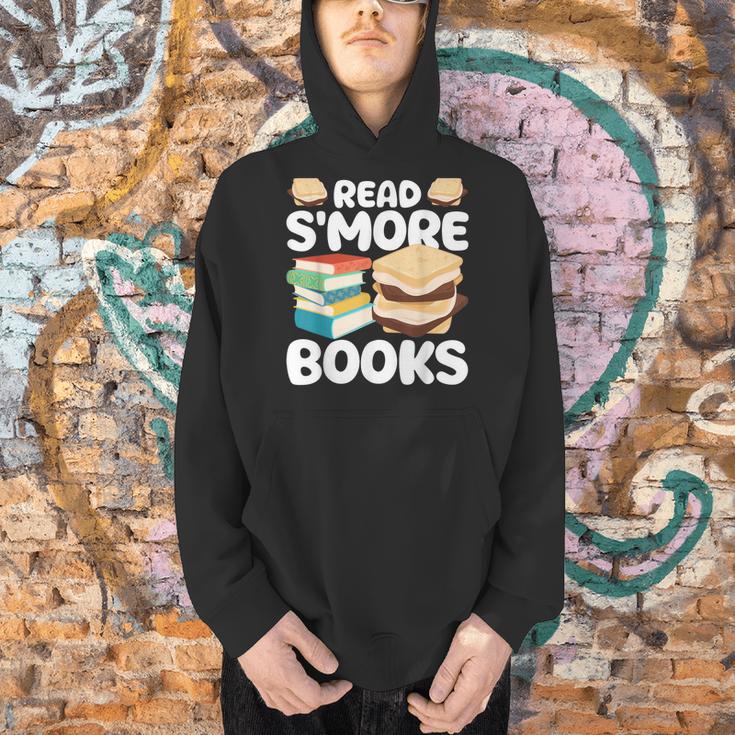 Read S'More Books Camping Reading Bookworm Book Lover Men Hoodie
