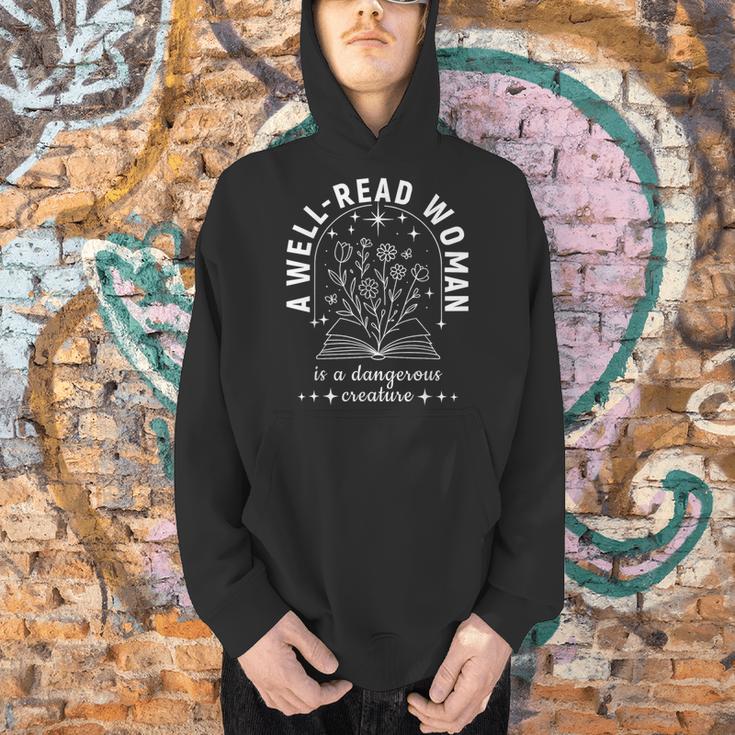 A Well Read Woman Book Lover Literary Quote Men Hoodie A Well Read Woman Book Lover Literary Quote Men Hoodie