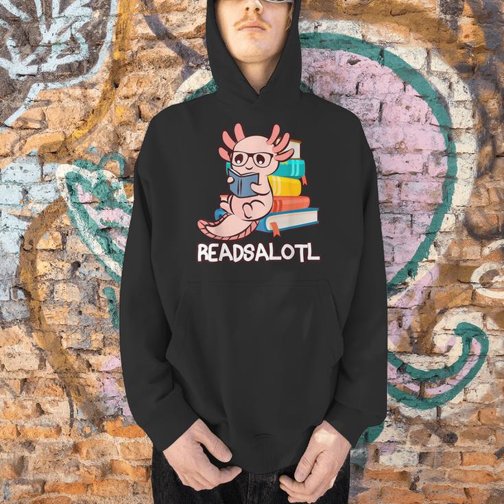 Readalotl a Kawaii Axolotl Reading a Book As Readsalotl Men Hoodie Readalotl a Kawaii Axolotl Reading a Book As Readsalotl Men Hoodie