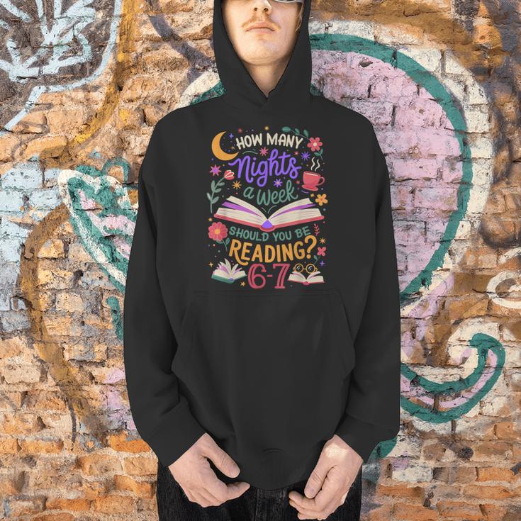 Reading 6 7 Meme Six Seven Cozy Book Lover Teacher Men Hoodie