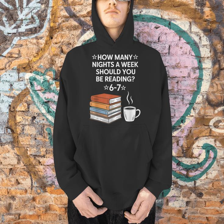Reading 6-7 Six Seven Meme English Teacher Book Lover Men Hoodie