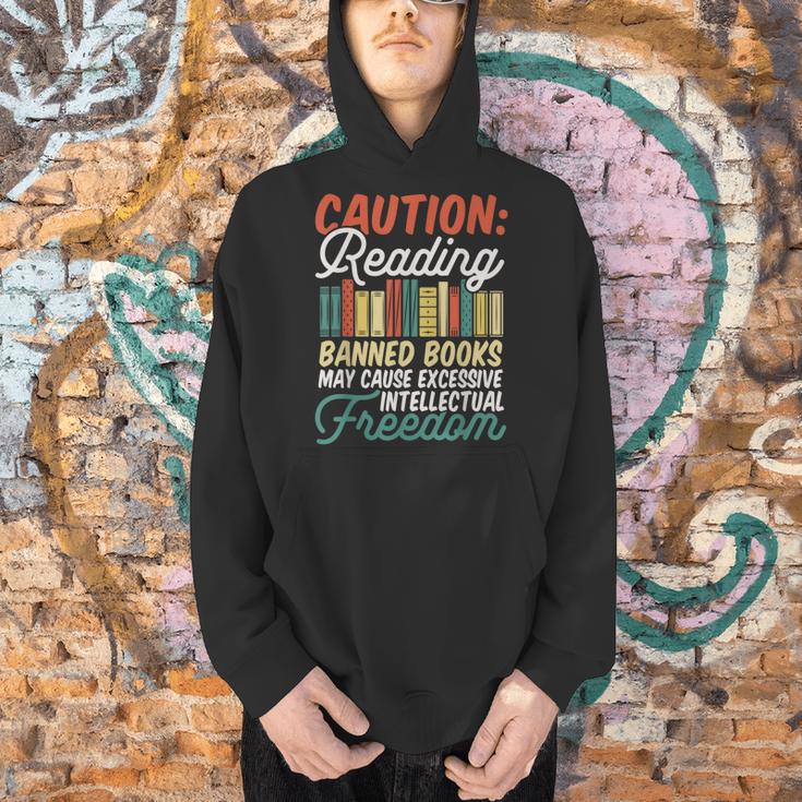 Reading Banned Books Cause Intellectual Freedom Men Hoodie