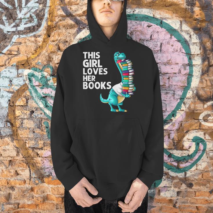 Reading Books For Girl Kids Bookworm Story Reader Men Hoodie