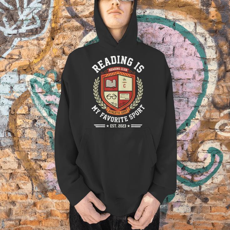 Reading Is My Favorite Sport Varsity Reading Club Book Men Hoodie