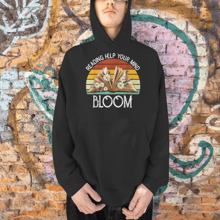 Reading Helps Your Mind Bloom Book Reading Book Lover Men Hoodie Reading Helps Your Mind Bloom Book Reading Book Lover Men Hoodie
