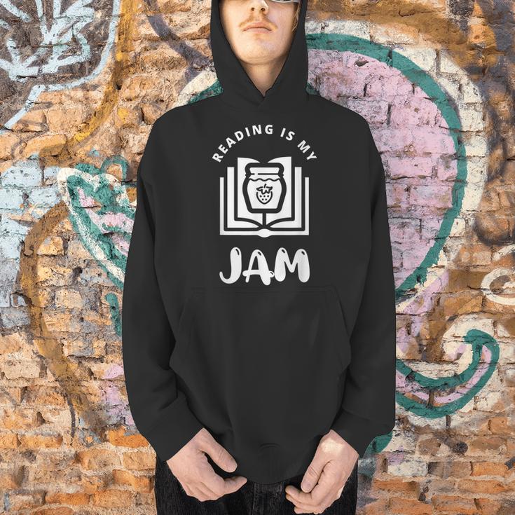 Reading Is My Jam Book Lover And Reading Teacher For Men Women Kids Men Hoodie