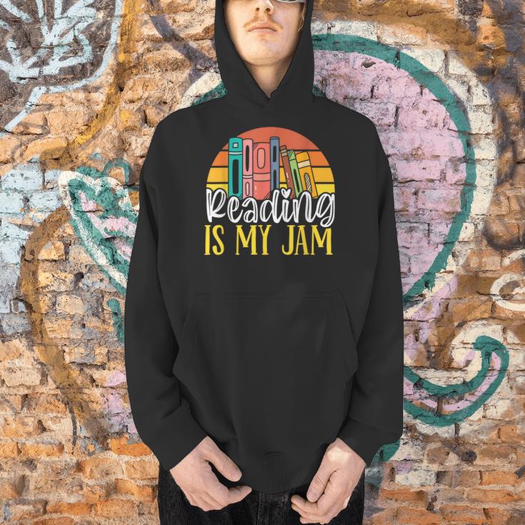 Reading Is My Jam Bookworm Book Reading Men Hoodie Reading Is My Jam Bookworm Book Reading Men Hoodie