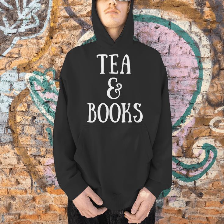 Reading Quote Tea & Books Reader Librarian Tea Drinker Men Hoodie