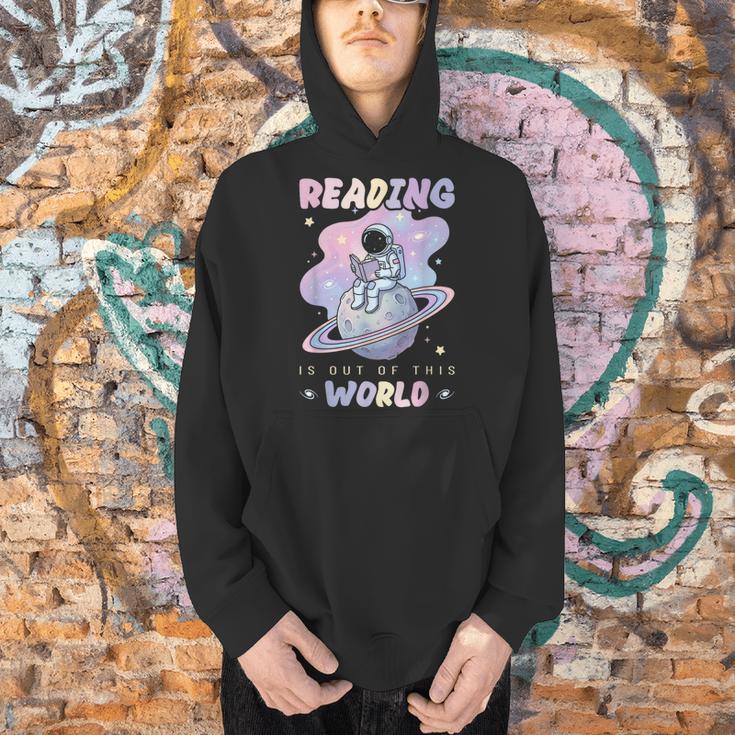 Reading Is Out Of This World Astronaut Space Book Lover Men Hoodie Reading Is Out Of This World Astronaut Space Book Lover Men Hoodie