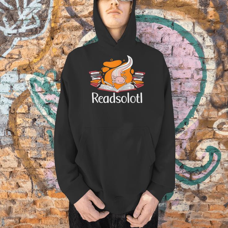 Readsolotl Book Lover & Axolotl Men Hoodie Readsolotl Book Lover & Axolotl Men Hoodie