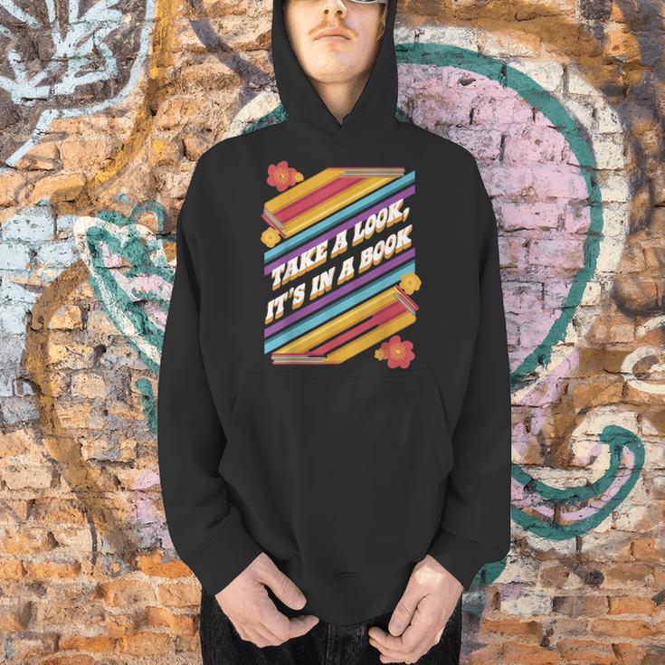 Retro Style Take a Look It's In a Book Men Hoodie Retro Style Take a Look It's In a Book Men Hoodie