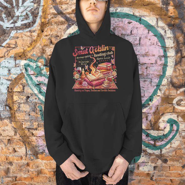 Smut Goblin Dark Romance Book Lover Vintage Men Hoodie