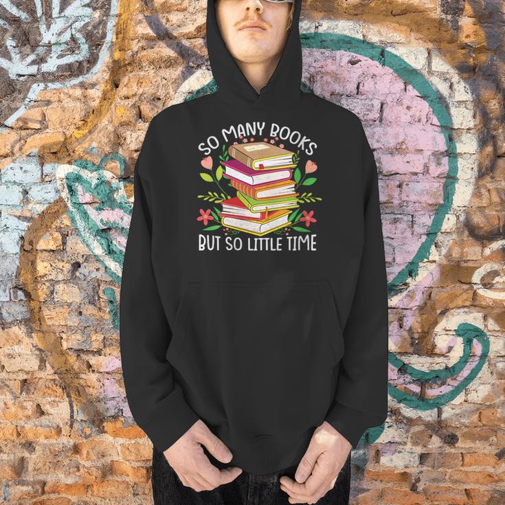 So Many Books But So Little Time Men Hoodie