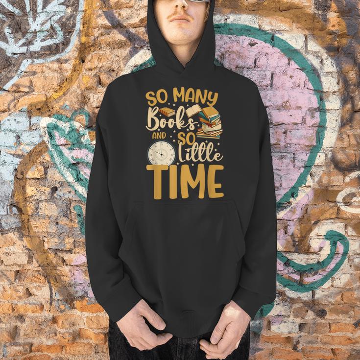 So Many Books Little Time Men Hoodie
