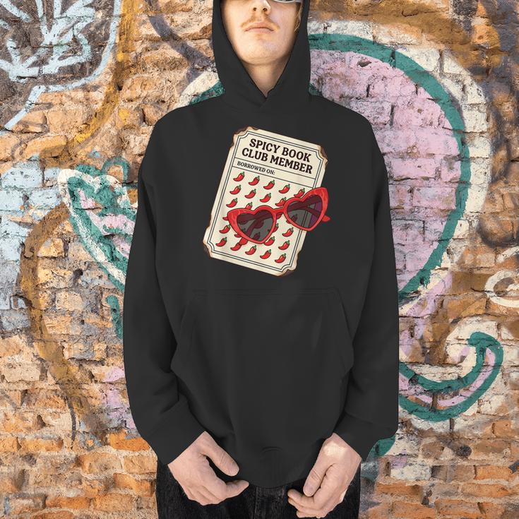 Spicy Book Club Member Romance Fantasy Reader Bookish Men Hoodie