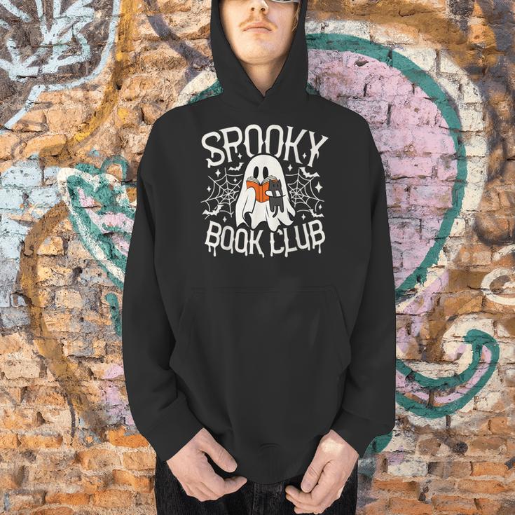 Spooky Book Club Cute Ghost Reading Book Halloween Costume Men Hoodie