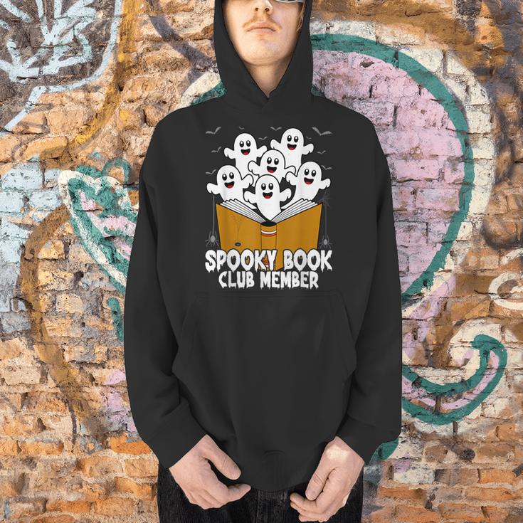 Spooky Book Club Member Halloween Bookish Ghost Lover Men Hoodie