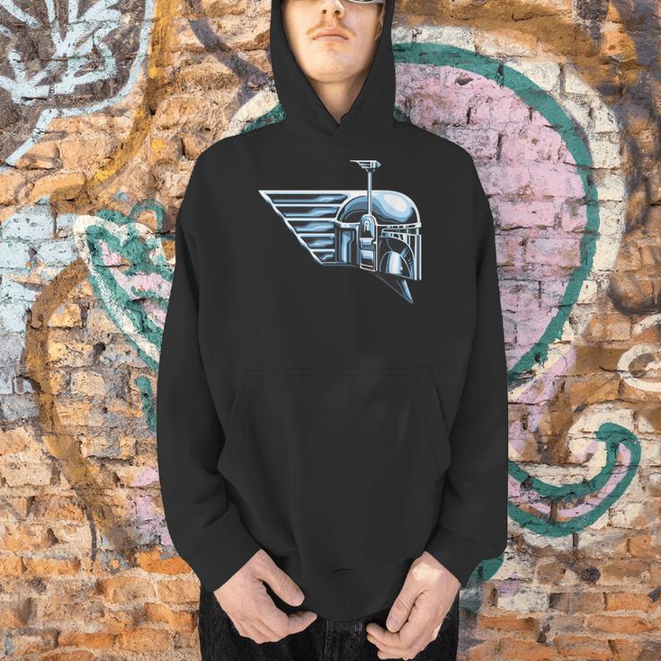 Star Wars The Book Of Boba Fett Chrome Helmet Logo Men Hoodie Star Wars The Book Of Boba Fett Chrome Helmet Logo Men Hoodie