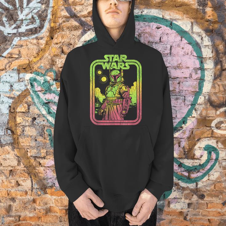 Star Wars The Book Of Boba Fett Retro Poster Men Hoodie Star Wars The Book Of Boba Fett Retro Poster Men Hoodie