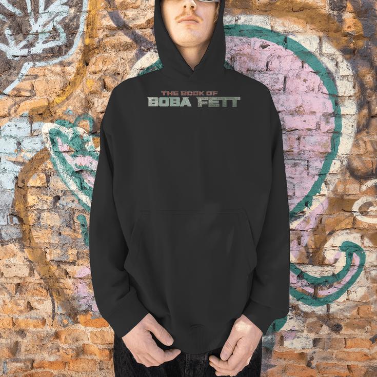 Star Wars The Book Of Boba Fett Text Logo Men Hoodie