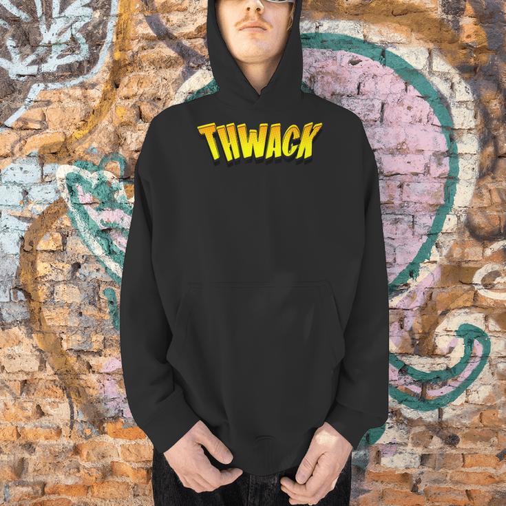 THWACK Vintage Retro Comic Book Men Hoodie