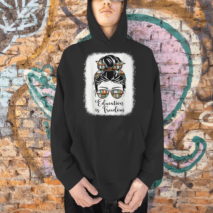 History Education Is Freedom Books African American Men Hoodie