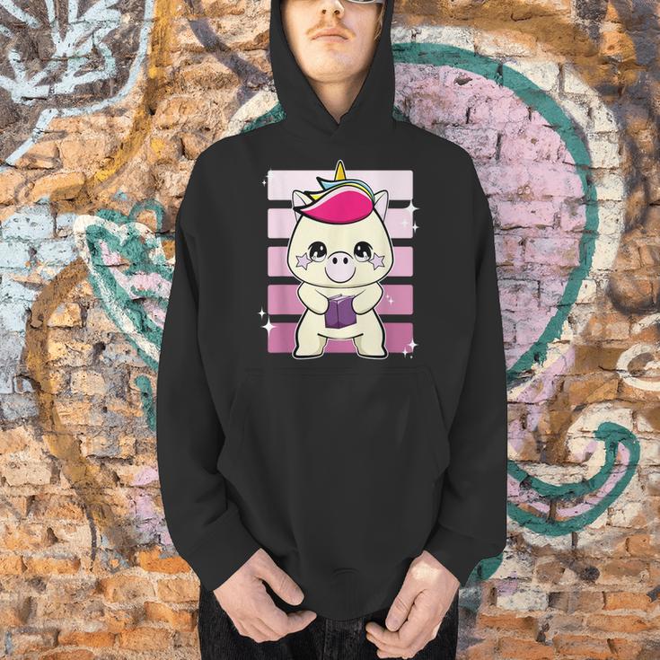 Unicorn With Book Men Hoodie Unicorn With Book Men Hoodie