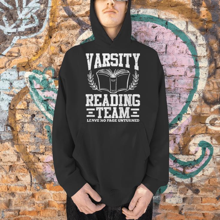 Varsity Reading Team Bookworm Book Lover Reader Men Hoodie