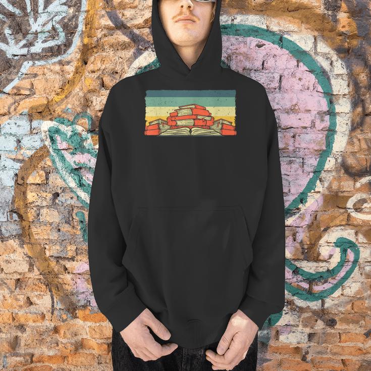 Vintage Reading For Avid Reader Men Women Book Lover Men Hoodie