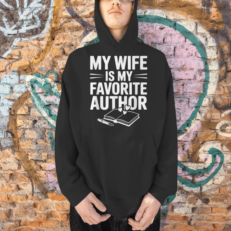 My Wife Is My Favorite Author Book Lover Men Hoodie My Wife Is My Favorite Author Book Lover Men Hoodie