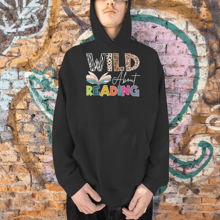 Wild About Reading Reading Books & Bookworm For Book Reader Men Hoodie Wild About Reading Reading Books & Bookworm For Book Reader Men Hoodie