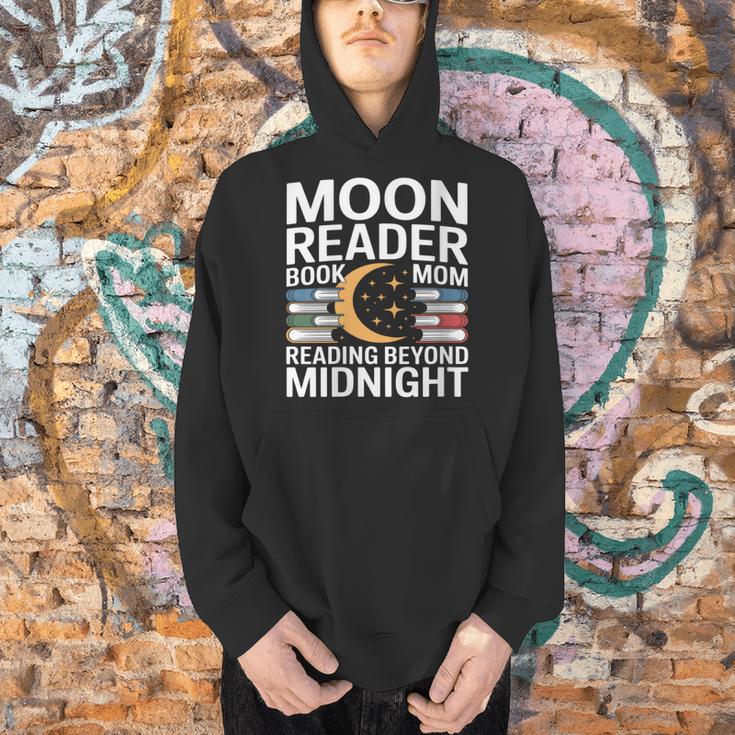 Women's Moon Reader Book Mom Reading Beyond Midnight Men Hoodie Women's Moon Reader Book Mom Reading Beyond Midnight Men Hoodie