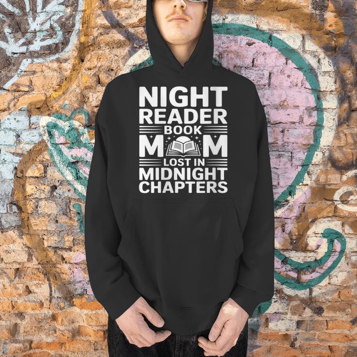 Women's Night Reader Book Mom Lost In Midnight Chapters Men Hoodie Women's Night Reader Book Mom Lost In Midnight Chapters Men Hoodie