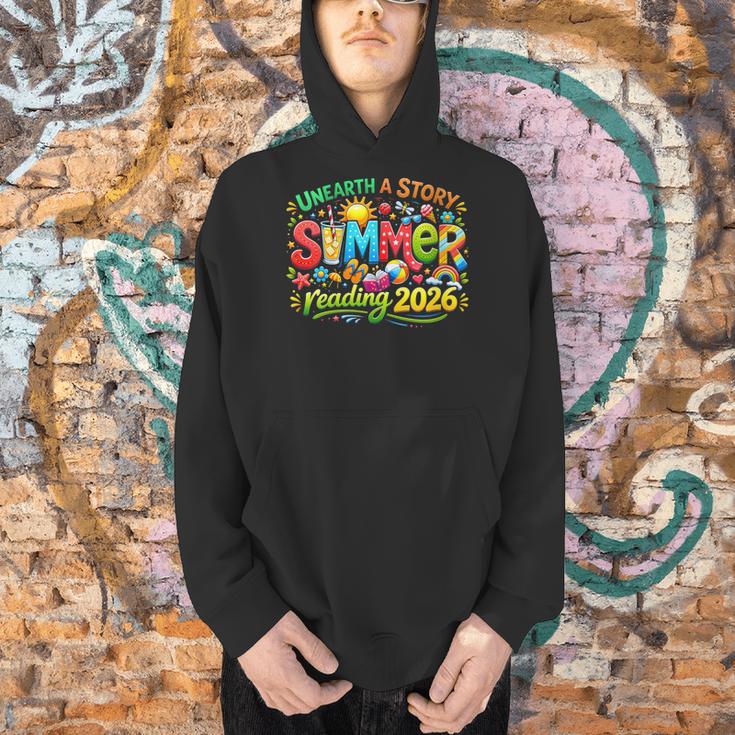 Women's Unearth a Story Summer 2026 Summer Reading Program Book Men Hoodie