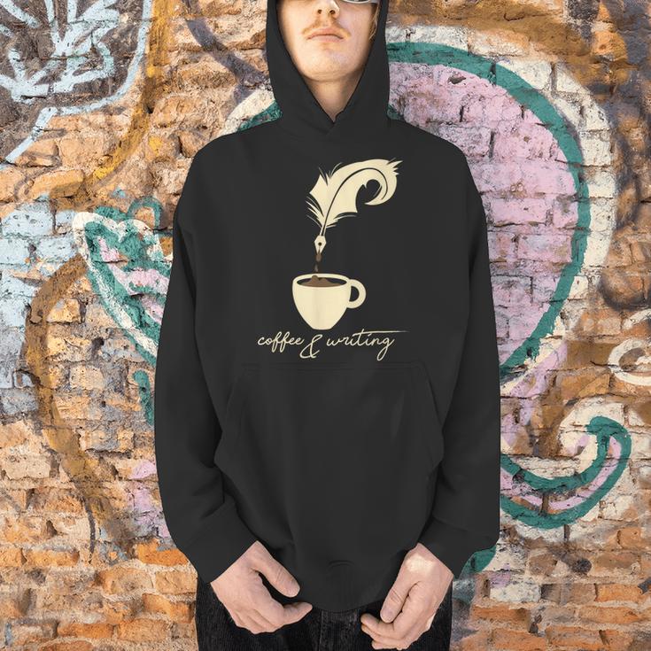 Writer I Author I Book Literature I Coffee And Writing Men Hoodie