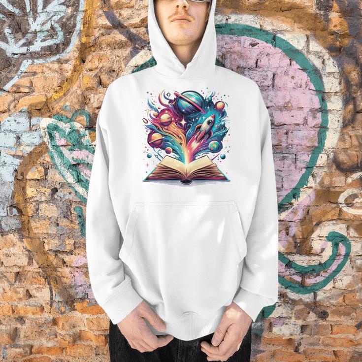 Astronomy Space Lover Books Bookworm Men Hoodie