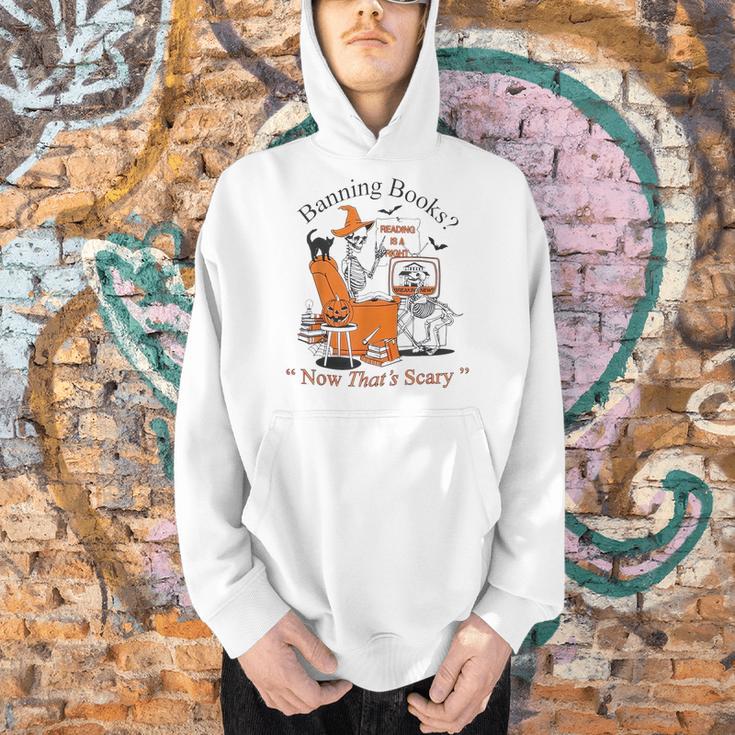Banning-Books Reading Is A Right Now That’s Scary Halloween Men Hoodie