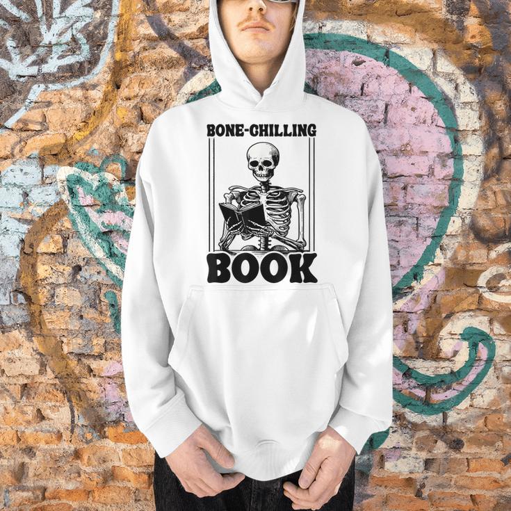 Bone-Chilling Book Book Lover Bookworm Skeleton Book Men Hoodie Bone-Chilling Book Book Lover Bookworm Skeleton Book Men Hoodie