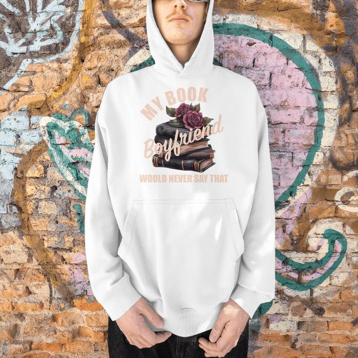 Book Boyfriend Bookish Merch Dark Romance Spicy Morally Grey Men Hoodie Book Boyfriend Bookish Merch Dark Romance Spicy Morally Grey Men Hoodie